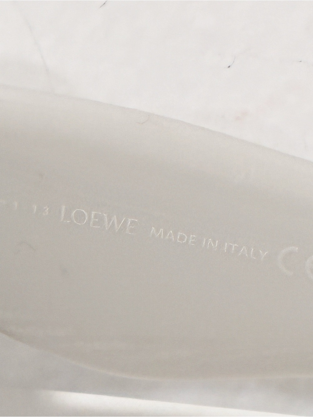 Loewe Inflated Rectangular‎ Square Sunglasses White - Picture 6 of 7